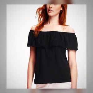 Trim off the shoulder top